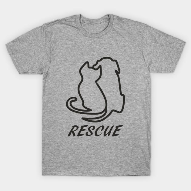 Rescue2 T-Shirt by BeAwesomeApparel